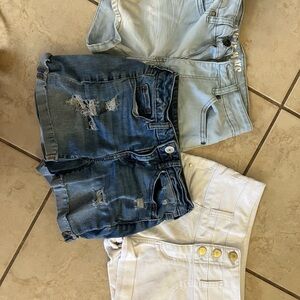 Size 0/1 Denim Shorts lot